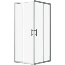 bad land HELA Duschkabine mit Schiebetür 80 x 190 cm transparent