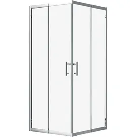 bad land HELA Duschkabine mit Schiebetür 80 x 190 cm transparent
