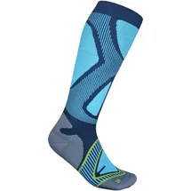 Bauerfeind Sports - Ski Performance Compression Socks - Kompressionssocken Gr 44-46 - L: 41-46 cm blau