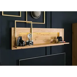 Massivmoebel24 Wandregal 123 x 38 x 25 cm Beige