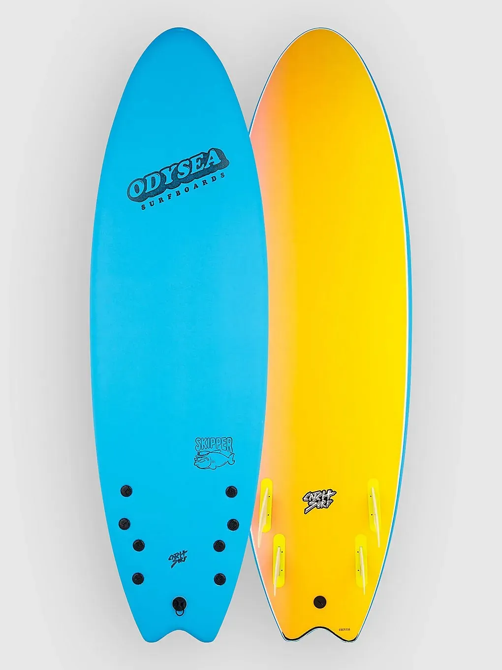 Catch Surf Odysea Skipper Quad Surfboard blue 26 Gr. 6'0