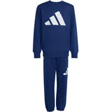 adidas Essentials Jogginganzug Kinder KD8541 - dark blue/white 176