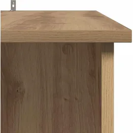 vidaXL Bartisch mit Regal 102 x 50 x 103,5 cm Braun