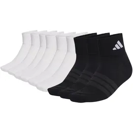 adidas Cushioned Sportswear Sneakersocken 9er Pack Schwarz/Weiß 37-39