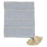 Chic Antique Aix Plaid 150 x 130 cm Blau/Türkis