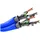 goobay 75716 Cat7a, 50 m F/FTP blau