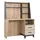 aea Kindermöbel Jugenbett Kinderzimmer Bett Kinderbett Braun Holz Set 4tlg - Braun