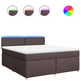 vidaXL Boxspringbett 180 x 200 cm Braun