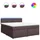 vidaXL Boxspringbett 180 x 200 cm Braun