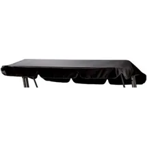 Mandalika Ersatzdach für Hollywoodschaukel Monte Carlo 205 x 127 cm Polyester schwarz