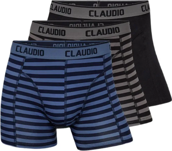 Claudio 3er-Pack Boxershorts Mehrfarbig2 S