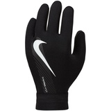 Nike Enfant Gants Academy Therma-Fit, Schwarz/Schwarz/Weiß, DQ6066-010, S