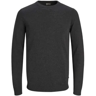 JACK & JONES Essential Basic Knitted Pullover Dark Grey Melange XL