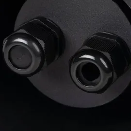 KANLUX Bodeneinbaustrahler Aluminium/Edelstahl GU10 IP67 schwarz