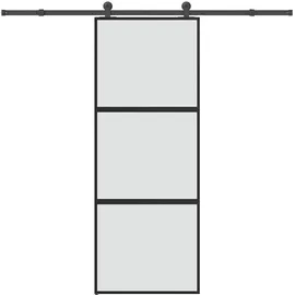 vidaXL Schiebetür rechts 76 x 205 cm grau