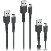 SBS USB-C--Lade- und Datenkabel-Kit 2 m, USB Kabel