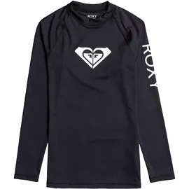 Roxy Whole Hearted Langarm-Rashguard Schwarz M