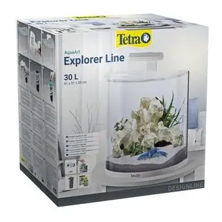 Tetra AquaArt LED Explorer-Line Crayfish, weiß, 30 l