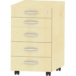 Rollcontainer fahrbar mit Zentralverriegelung