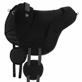 Equinate Reitpad Harper aus synthetischem Wildleder schwarz