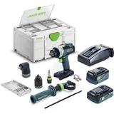 Festool TDC 18/4 5.0/4.0 I-Set Quadrive inkl. 2 x 4,0/5,0 Ah + Koffer + Zubehör 577612