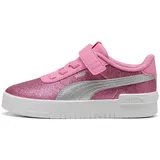 PUMA Jola Glitz Glam Sneaker für Mädchen, Fast Pink-PUMA Silber, 34 EU - 34 EU