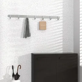 Intirilife Garderobenleiste Modell E 54 x 5 x 5 cm Silber