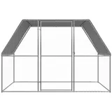 vidaXL Hühnerkäfig - Silber