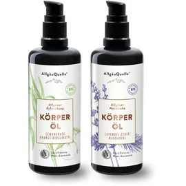 AllgäuQuelle BIO Körperöl Set 2 x 100 ml