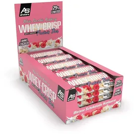 ALL STARS Whey-Crisp Protein Riegel White Chocolate Raspberry 25 x 50 g