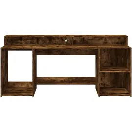 vidaXL Schreibtisch Räuchereiche braun