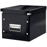 Aufbewahrungsbox 10,0 l schwarz 26,0 x 26,0 x 24,0 cm