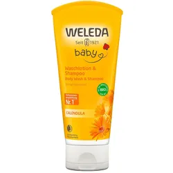 Weleda Calendula Waschlotion & Shampoo 200 ml