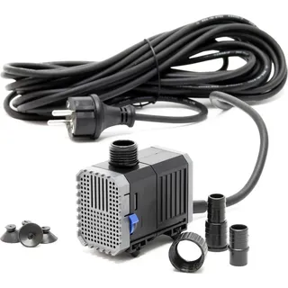Wiltec SunSun CHJ-500-10 ECO Teichpumpe 500 l/h / 7 W, energiesparende Filterpumpe, Bachlaufpumpe für Koiteiche, Umwälzpumpe, Gartenteichpumpe