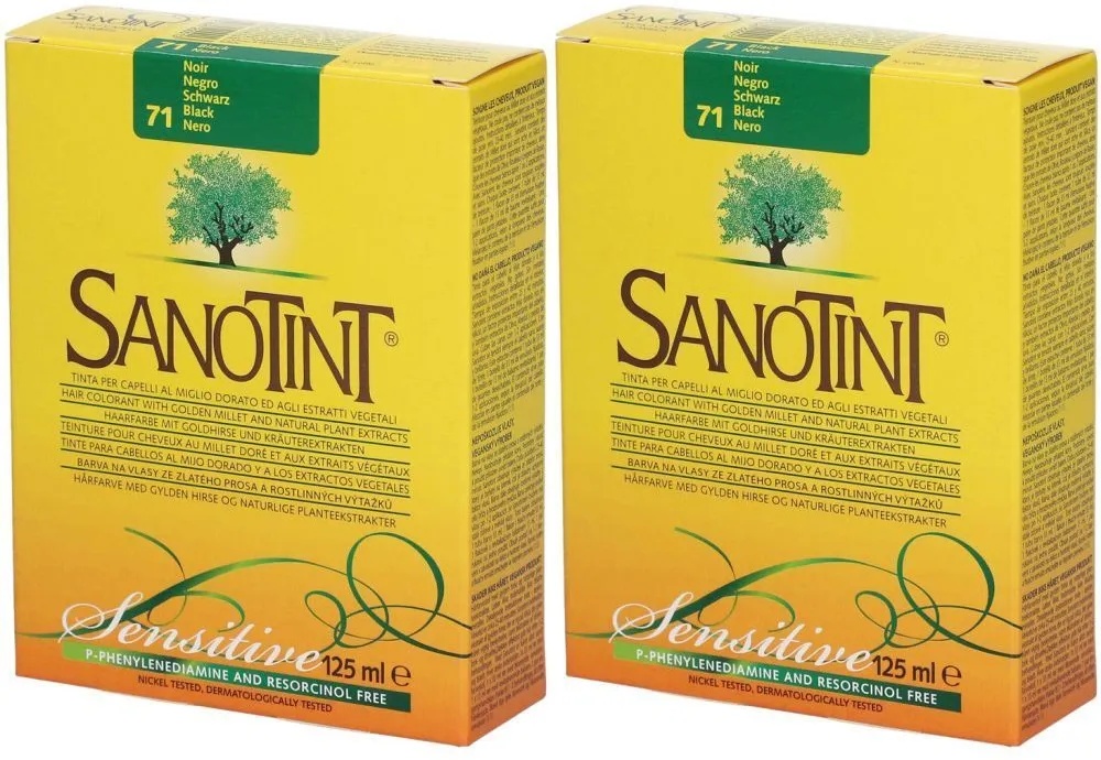 Sanotint® Sensitive Haarfarbe 71 Schwarz