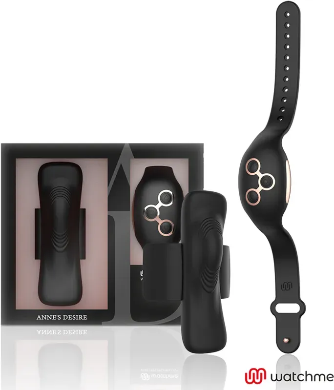 ANNE'S DESIRE - PANTY PLEASURE TECNOLOG A WATCHME SCHWARZ/GOLD