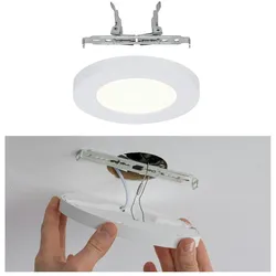 Paulmann LED Einbaupanel Cover-it Promo  rund 116mm 3000K Weiß matt  3725