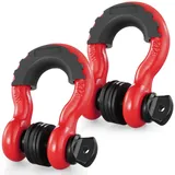 Vevor D-Ring-Schäkel 4,75 Tonnen 2 Stück