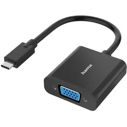 HAMA Video-Adapter, USB-C-Stecker - VGA-Buchse, Full-HD 1080p