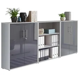 MID.YOU Office Edition Aktenschrank 9 0,0 x 0,0 x 0,0 grau