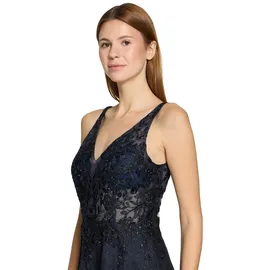 Vera Mont Abendkleid Glitzer-Look Night Sky 34