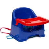 Vital Innovations Sitzerhöhung mit Befestigungsgurten und Tablett blau/rot