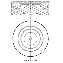 Kolben MAHLE 007 PI 00106 002