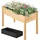 Yaheetech Hochbeet Pflanzkasten Blumenbett 120,5 x 59 x 76 cm Hellbraun
