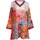 ALBA MODA Figurumspielende Tunika mit Volants in bunt, | Gr.: 42