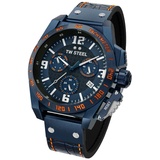 TW STEEL -WRC Limited Edition Herrenuhr Blau Orange Chronograph 46mm 10ATM