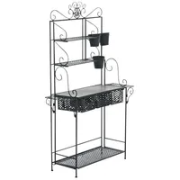 CLP XL-Pflanzenregal Shine I Blumenregal mit 4 Ablageflächen und