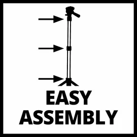 Einhell Teleskop-Stativ Aluminium 85 - 170 cm schwarz