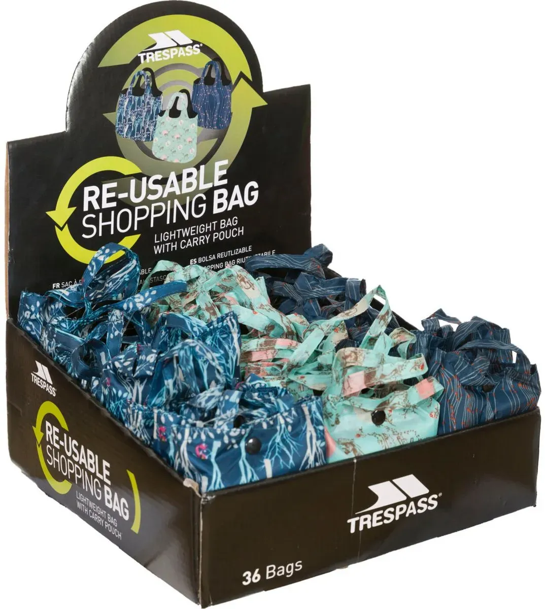 Trespass Shopper - Packaway Shopping Bag assorted ii (ASI) -