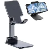 Tablet Ständer, Verstellbar Tablet Ständer Tisch Tablet Halter,Tragbarer Monitorständer, Faltbar Tabletständer Aluminium Handy Ständer Schreibtisch Super Stabil mit tragbaren Monitoren, iPad-Tablets